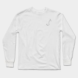 Star Pattern - Scorpio Pocket (Black) _022 Long Sleeve T-Shirt